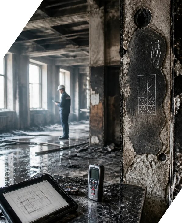 Обследование зданий после пожара в Батайске от 15182 р. | ЭкспертизаРоссия
