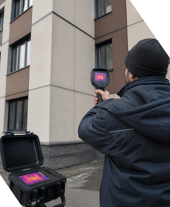 Тепловизионное обследование зданий и сооружений в Батайске